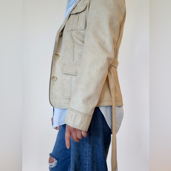 ESPRIT’ Leather Jacket - Picture 1 of 12